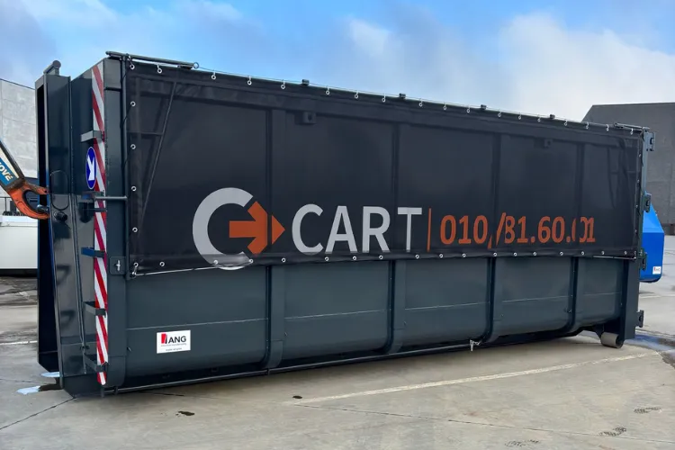 Container CART de 10 m³ posé au sol